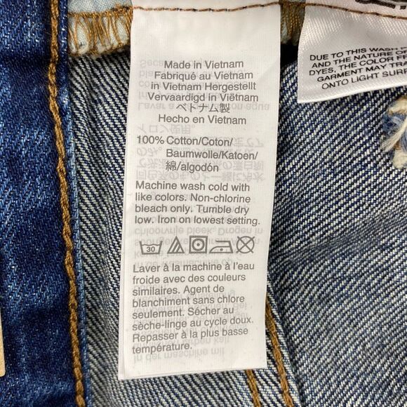 Madewell Women's The Dad Jean Short Button Fly Jean Shorts  NWT  |   Size:  27 - Picture 13 of 15